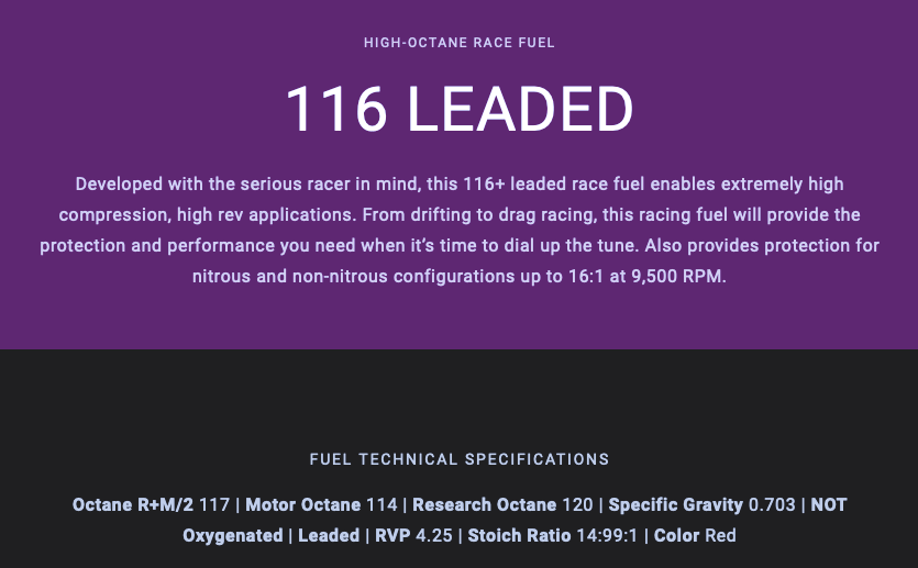 BOOSTane RaceFuel - 116L
